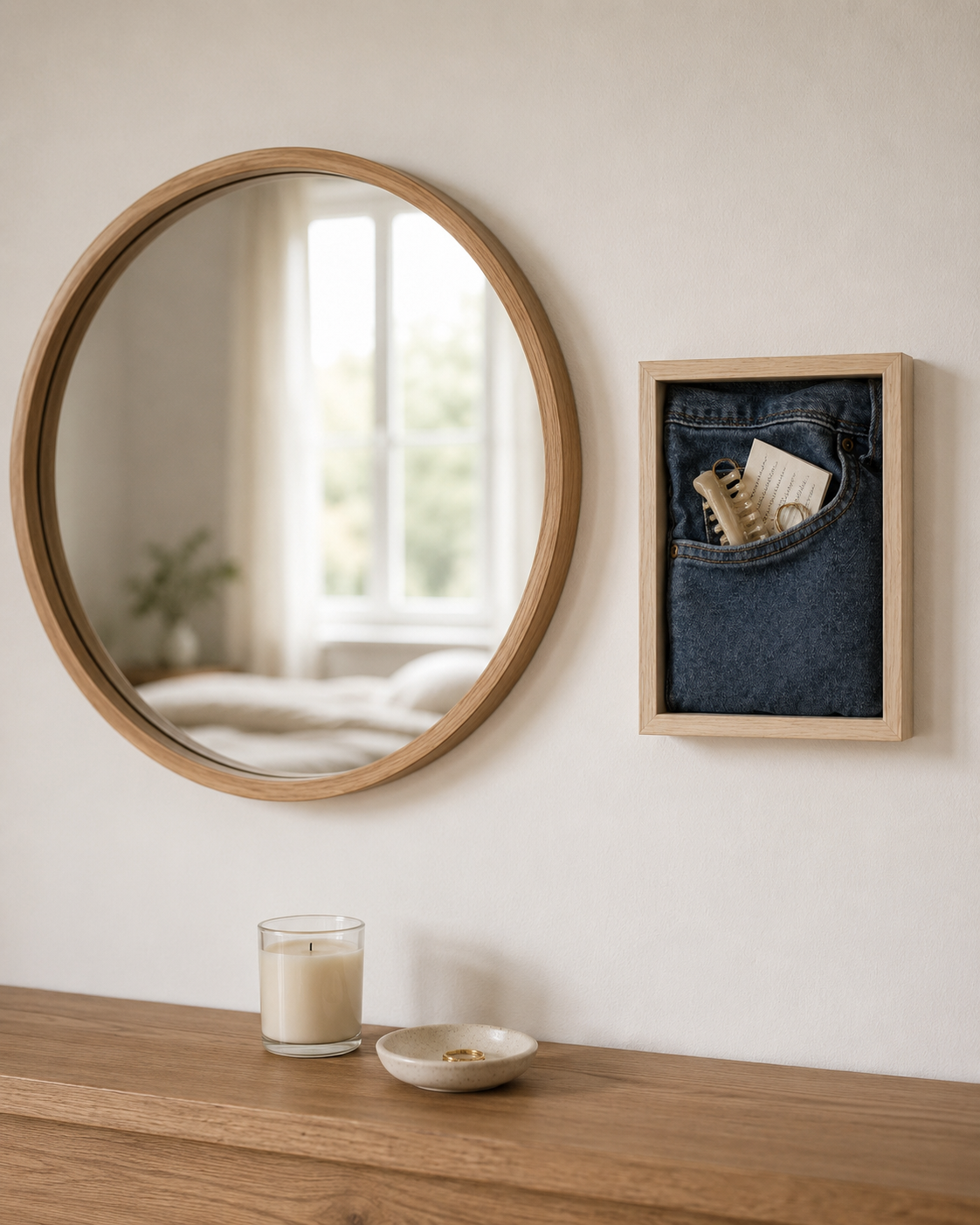 Denim Side Pocket Frame