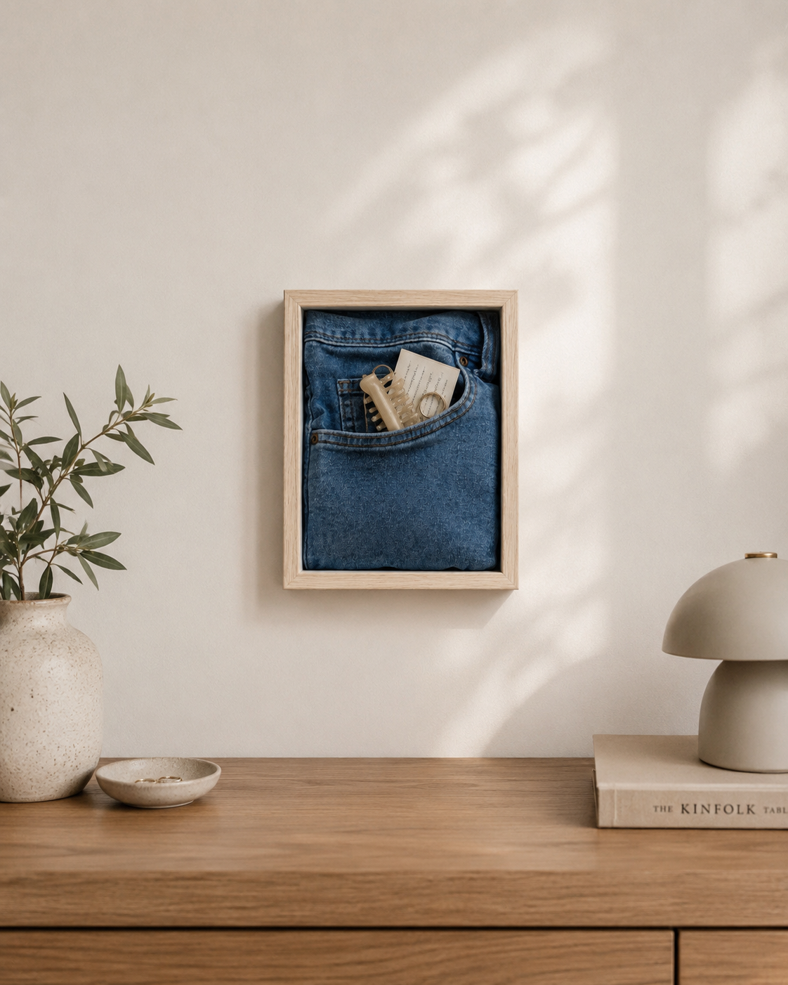 Denim Side Pocket Frame