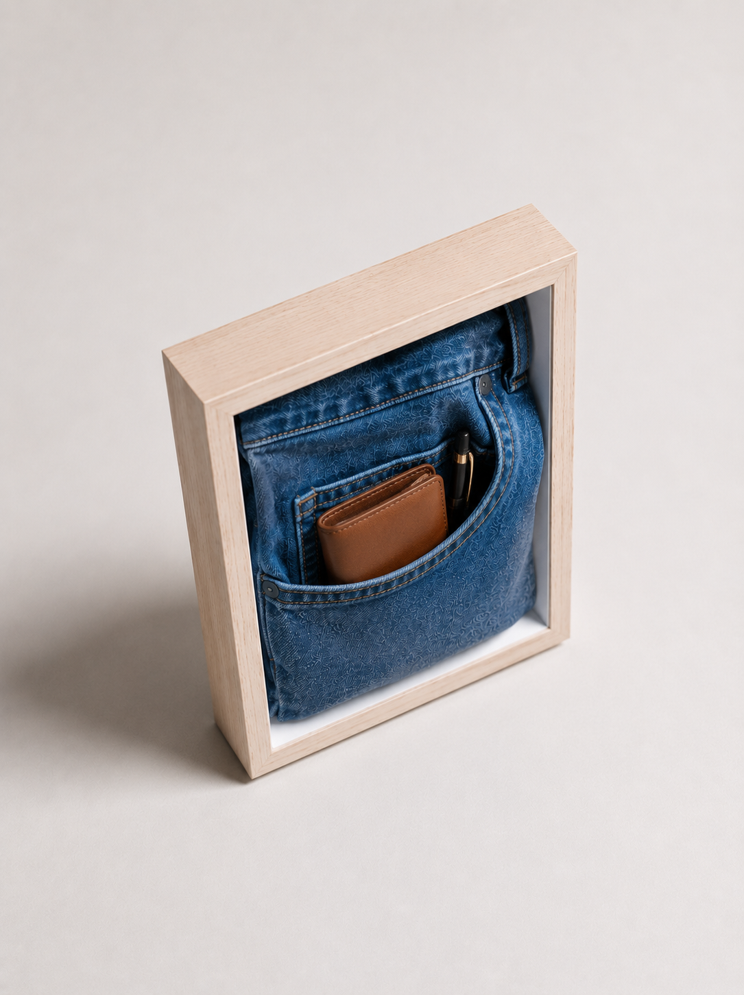 Denim Side Pocket Frame