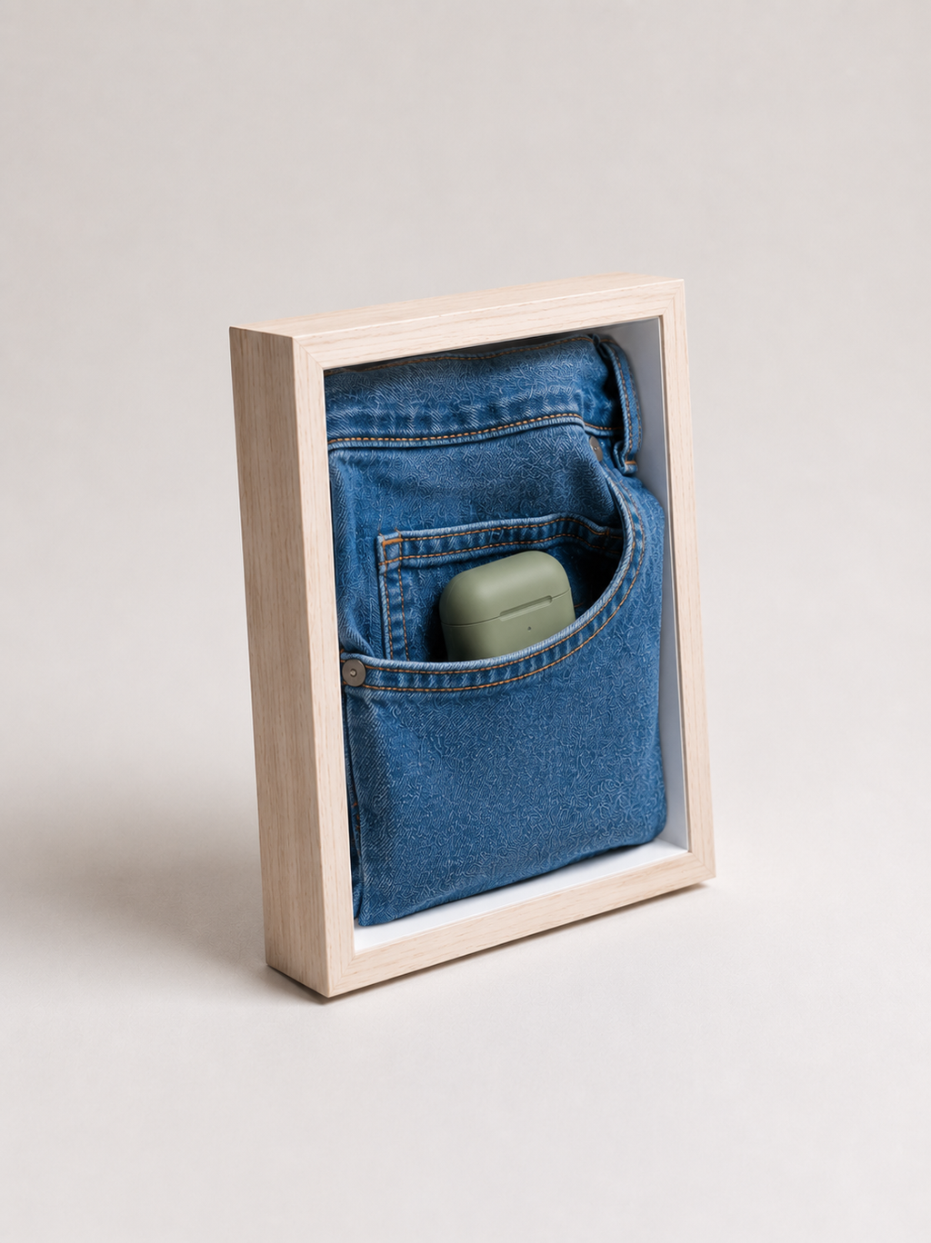 Denim Side Pocket Frame