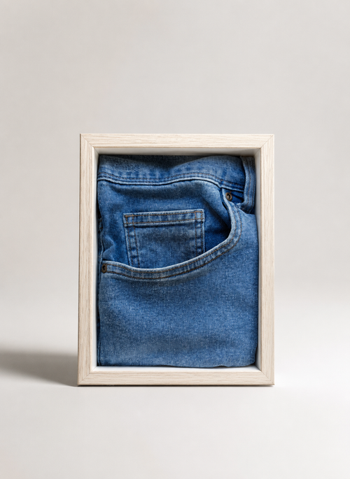 Denim Side Pocket Frame